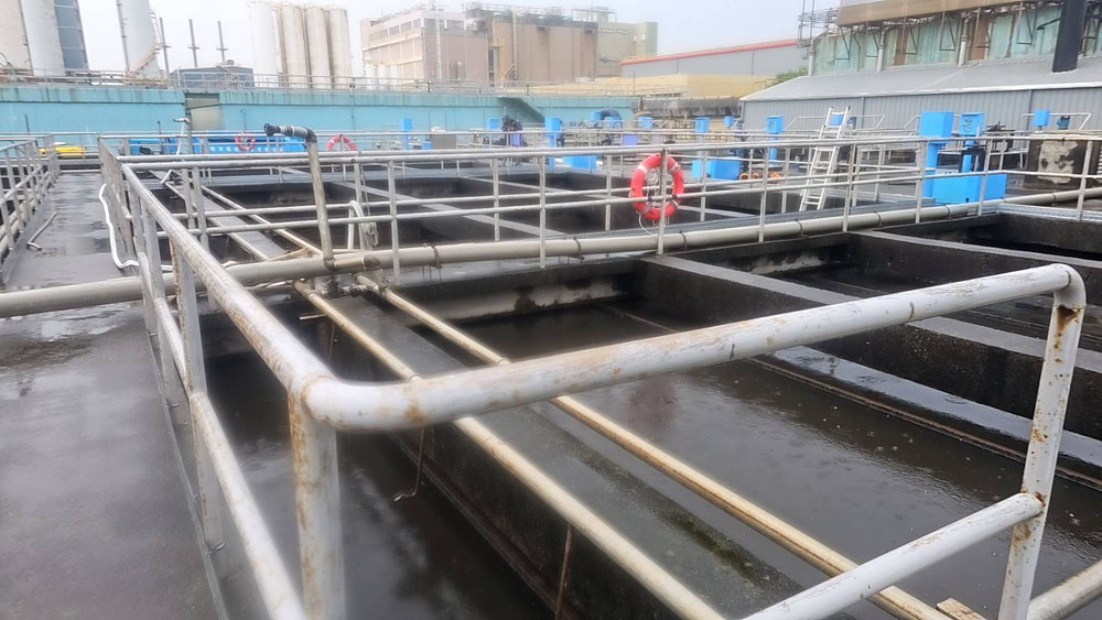 桃園觀音工業區污水處理廠山林水清理