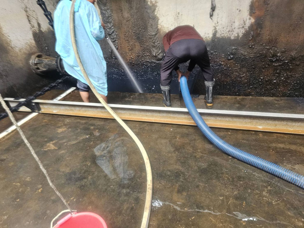 桃園觀音工業區污水處理廠山林水清理