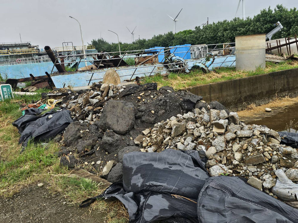 桃園觀音工業區污水處理廠山林水清理