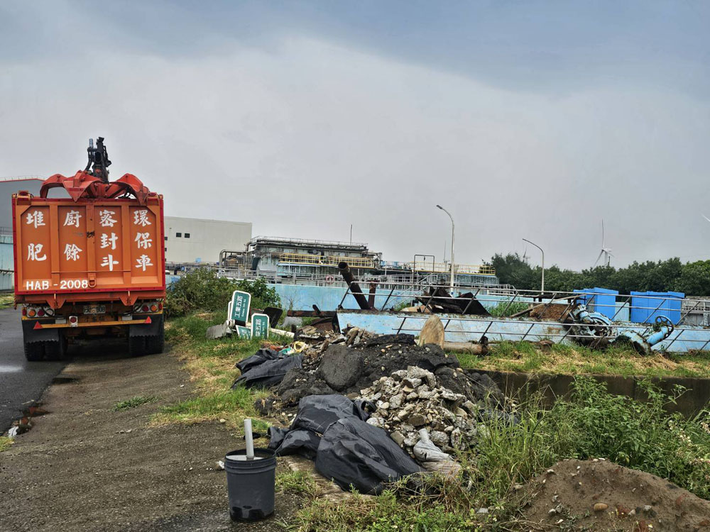 桃園觀音工業區污水處理廠山林水清理