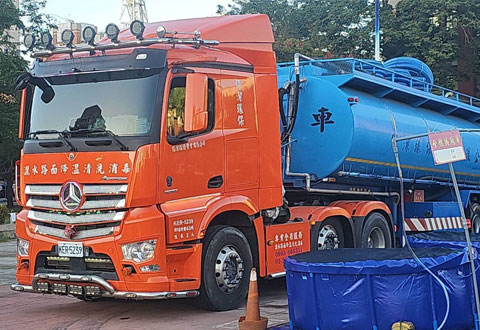 壯魚活動補水作業